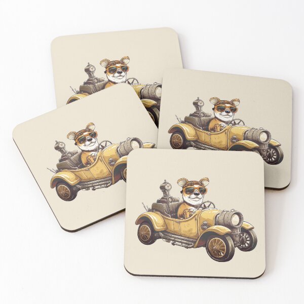 Item preview, Dog driving a car designed and sold by IraPanyukova.