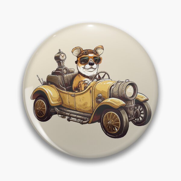Item preview, Dog driving a car designed and sold by IraPanyukova.