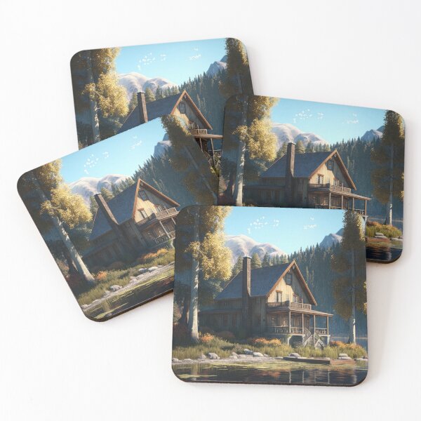 Item preview, Lake House Scenery designed and sold by ScenicSerenity.