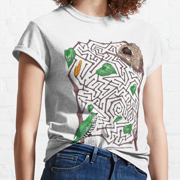 Shining cuckoo vs. the kawakawa maze Classic T-Shirt