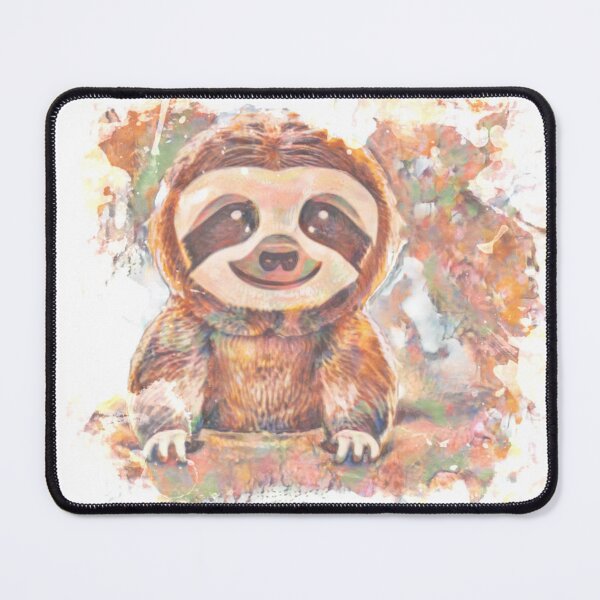 Item preview, Cute smiling pastel sloth designed and sold by MamaCsTees.