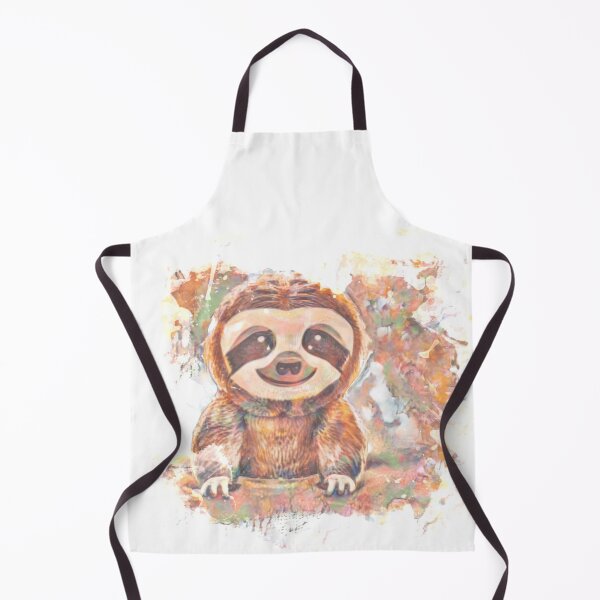 Item preview, Cute smiling pastel sloth designed and sold by MamaCsTees.