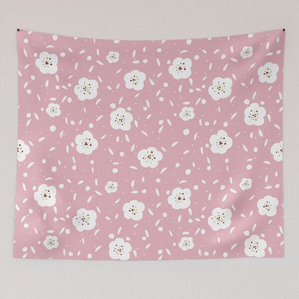 Item preview, White Pear Flowers on Pink designed and sold by Zhining Dong.