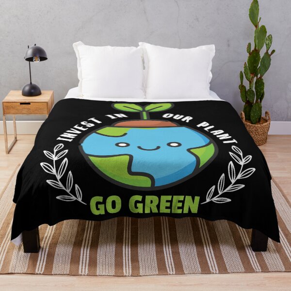 Item preview, Invest In Our Plant Go Green Earth Day Cute Earth Face designed and sold by OwlCanvas.