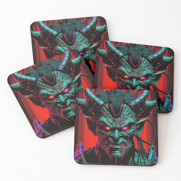 Item preview, 80s Retro Wave Cyber Demon designed and sold by RESToRAPTOR.