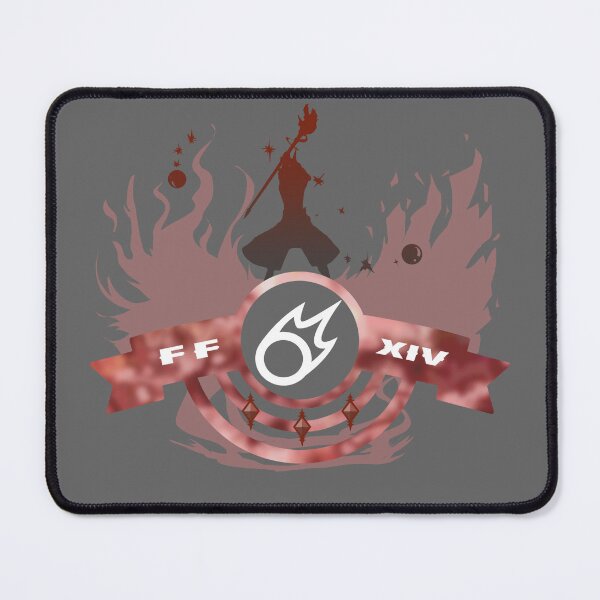 Item preview, FFXIV Black Mage - Paradox (Dark Red & White) designed and sold by Hyulia.