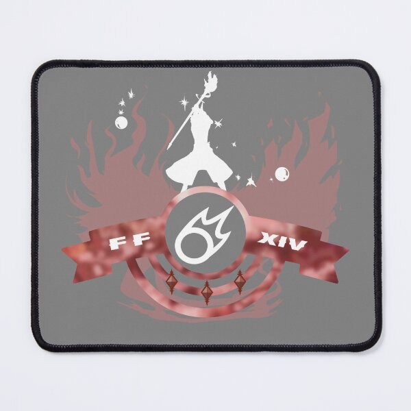 Item preview, FFXIV Black Mage - Paradox (Red & White) designed and sold by Hyulia.