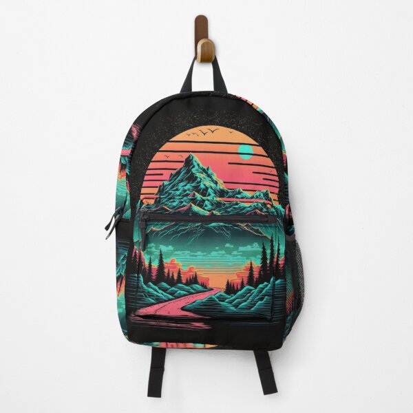 Item preview, 80s Retro Wave Mountains designed and sold by RESToRAPTOR.