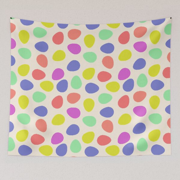 Item preview, Easter eggs multicolor pattern designed and sold by cutecrazytshirt.