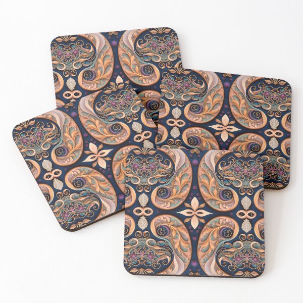 Item preview, Paisley Pattern in Wood texture Waves designed and sold by Witsprings.