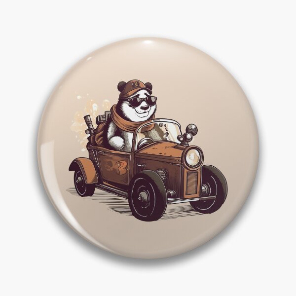 Item preview, Panda driving a car designed and sold by IraPanyukova.