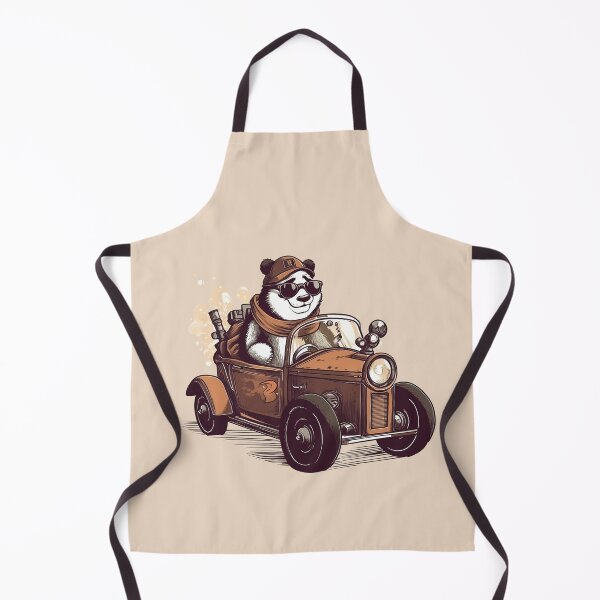 Item preview, Panda driving a car designed and sold by IraPanyukova.
