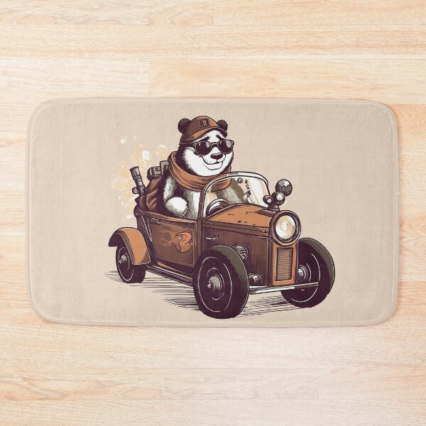Item preview, Panda driving a car designed and sold by IraPanyukova.