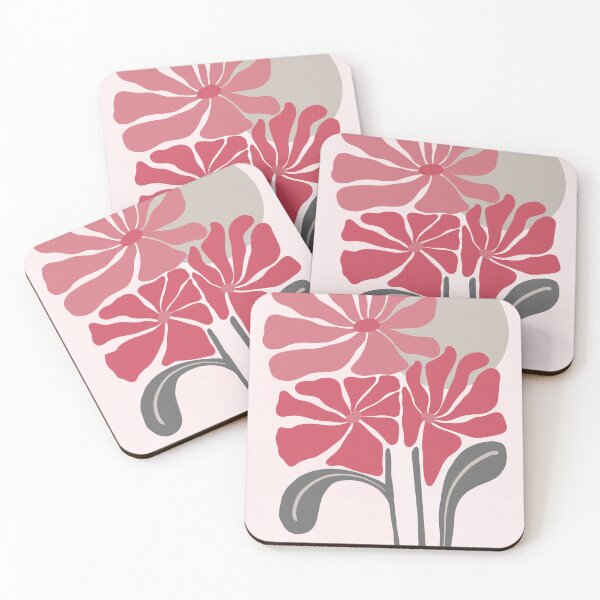 Item preview, Les Fleurs Roses: a Matisse-inspired floral designed and sold by Melissa Ives.