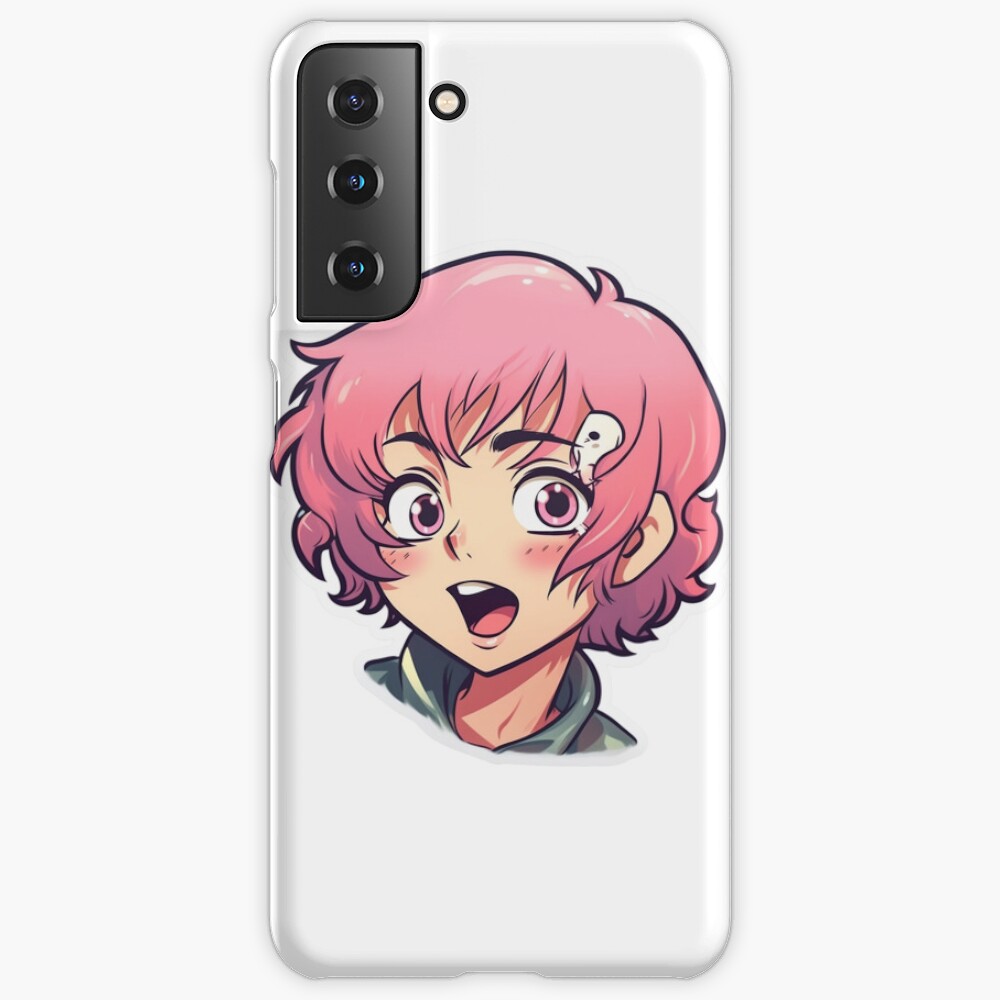  Galaxy S10 Anime Scared Face Japanese Otaku Manga Gift