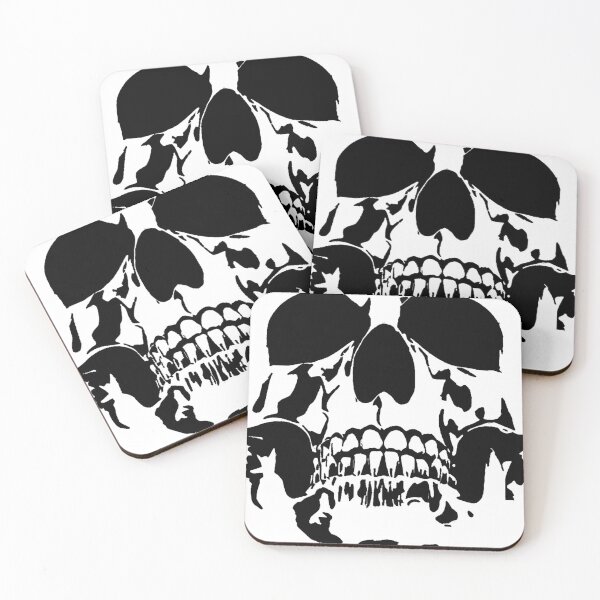 Item preview, skull 01 black and white designed and sold by adiel14.
