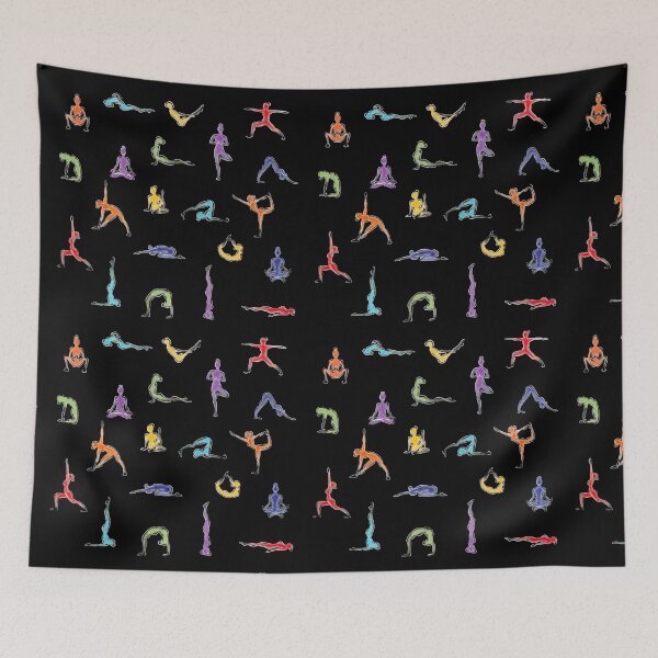 Item preview, Rainbow Yoga Poses designed and sold by Stephanie Mee.