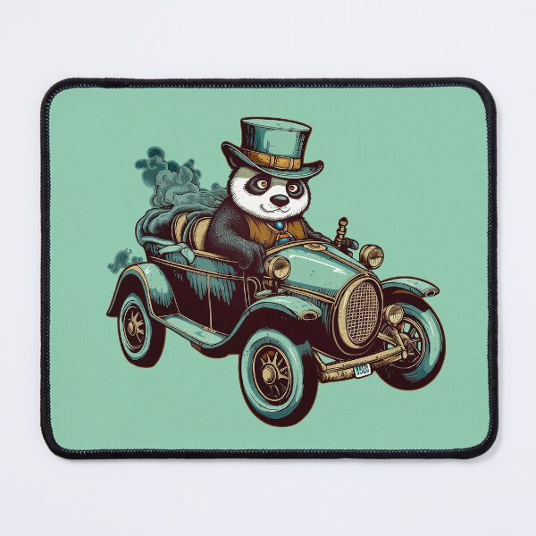 Item preview, Panda driving a car designed and sold by IraPanyukova.