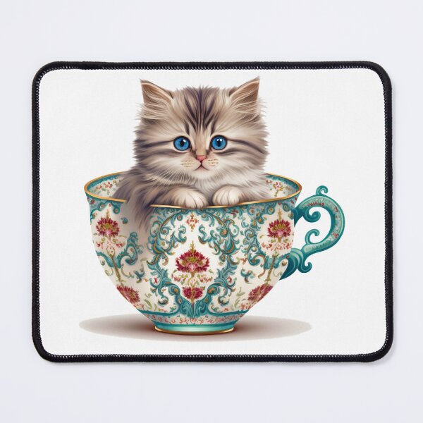 Item preview, Kitten in Royal Cup designed and sold by ImaginePrintsHQ.