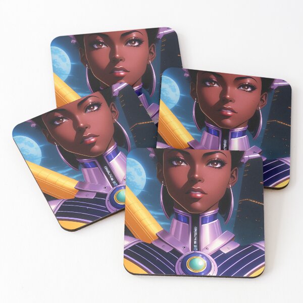 Item preview, Liberty | Black Anime Girl designed and sold by blackanimemecca.
