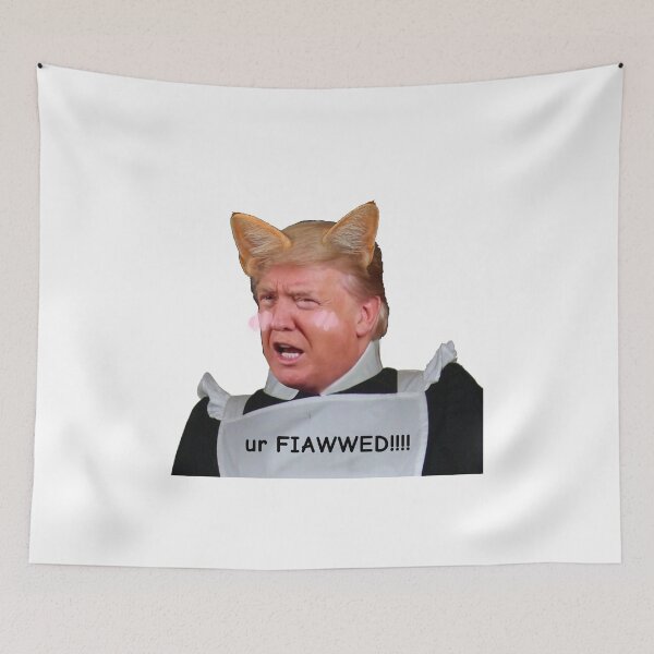 Item preview, catboy maid femboy donald trump designed and sold by paintedpicayune.