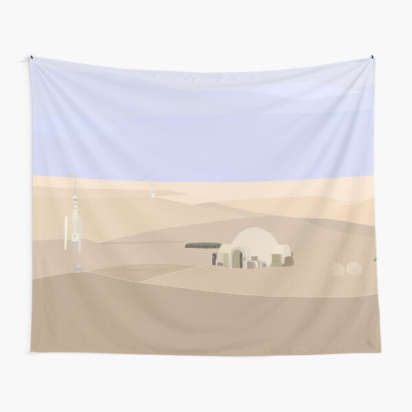 Tatooine Homestead Tapestry
