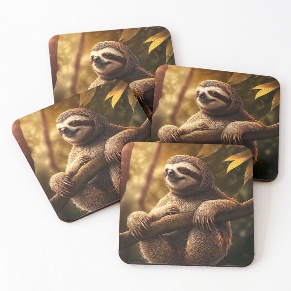 Item preview, Energy Efficient Sloth designed and sold by FrumTheMindOf.