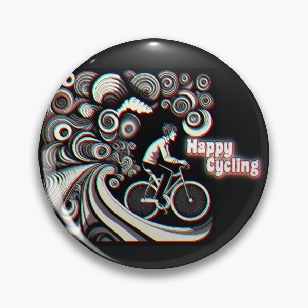 Item preview, Happy Cycling designed and sold by Drawstrung.