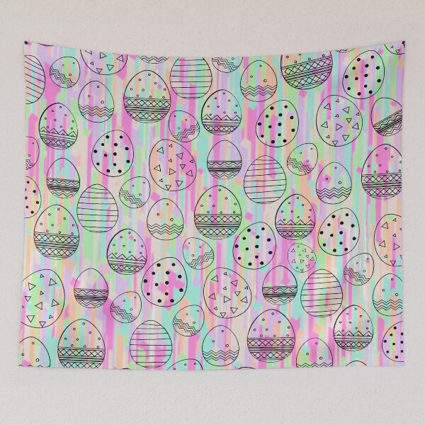 Item preview, Easter eggs trendy pattern designed and sold by cutecrazytshirt.