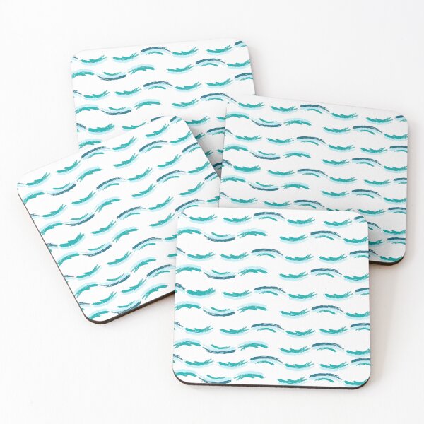 Item preview, line waves blue  designed and sold by stupidpotato1.