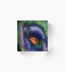 Light Starry Night (Rose) Acrylic Block