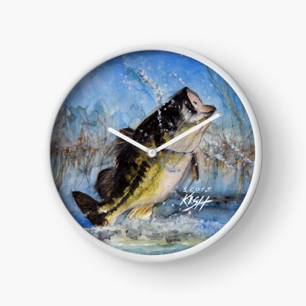 Largemouth Bass Painting by Scott Kish Duvet Cover for Sale by Scott Kish
