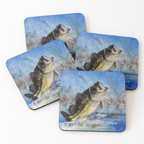 Item preview, Largemouth Bass Painting by Scott Kish designed and sold by Scott Kish.