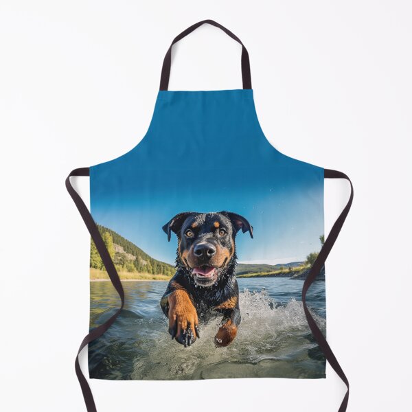 Item preview, Rottweiler playing in the water:1 designed and sold by ebrawne.