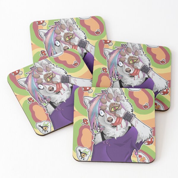 Item preview, Tripping wolf - psychedelic B/G designed and sold by Kaiyatal.