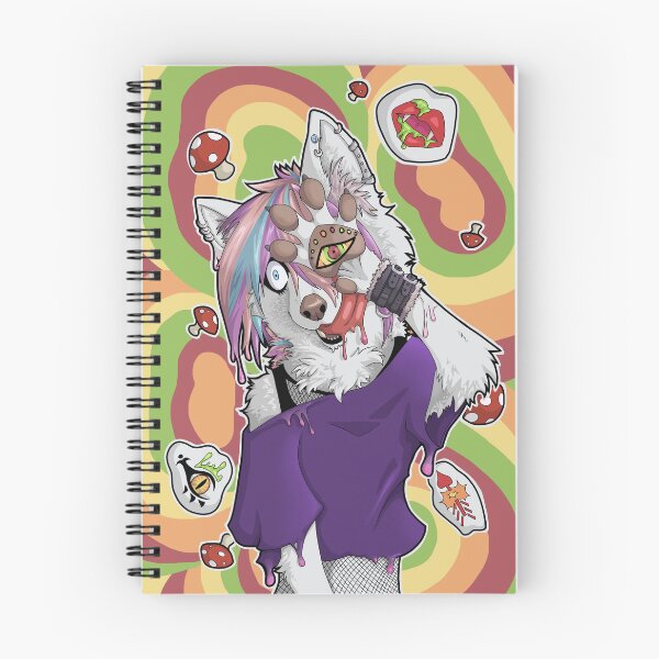 Item preview, Tripping wolf - psychedelic B/G designed and sold by Kaiyatal.