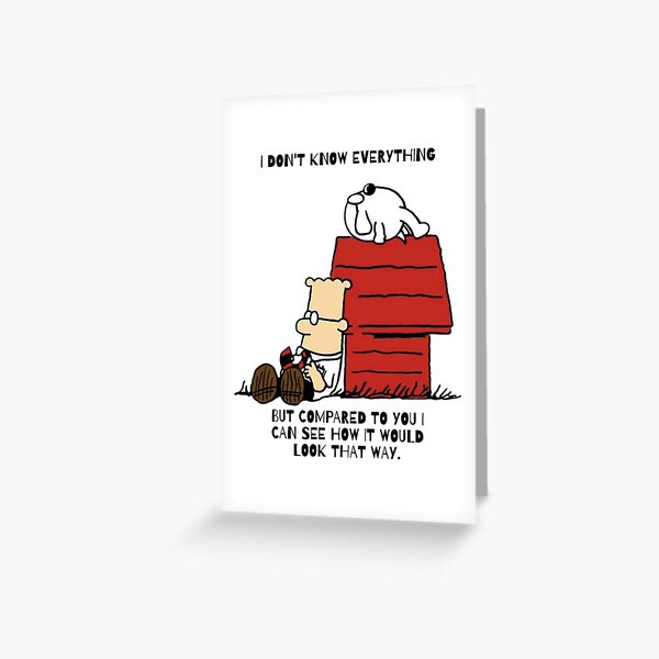 Item preview, Dilbert I Don_t Know Everything  designed and sold by rexcrai.