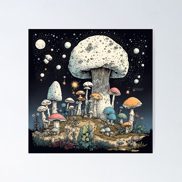 Item preview, Moon 'Shrooms designed and sold by Deep-Indigo.