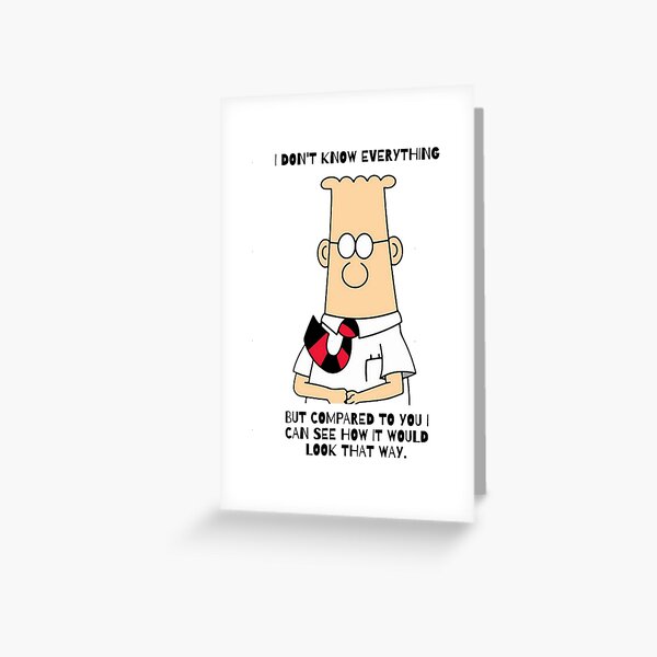 Item preview, Dilbert I Don_t Know Everything  designed and sold by rexcrai.