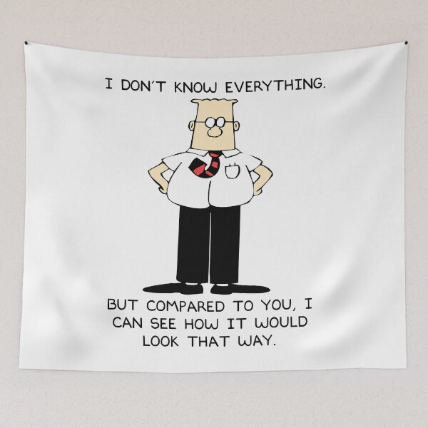 Item preview, Dilbert I Don_t Know Everything  designed and sold by rexcrai.