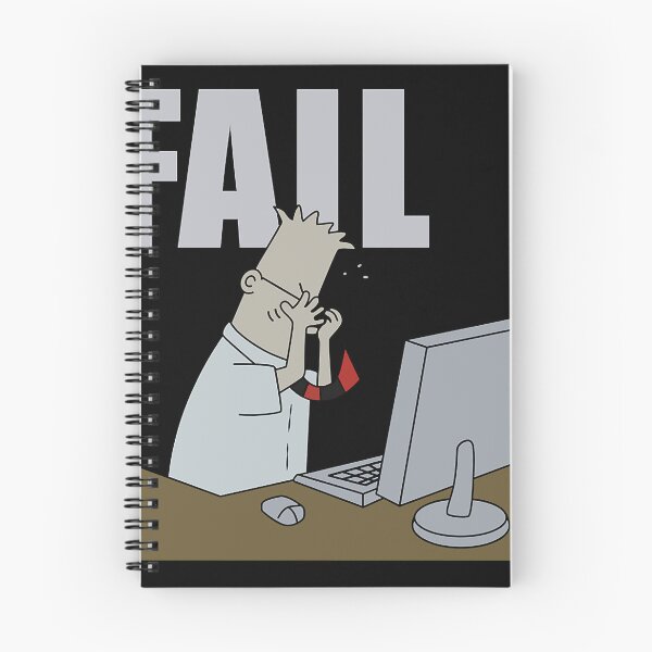 Item preview, Dilbert Mens T Shirt Fail Distraught Dilbert At designed and sold by rexcrai.