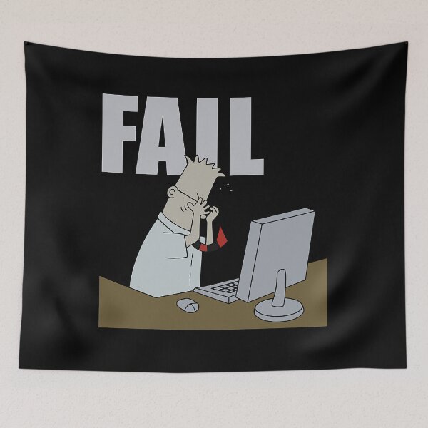 Item preview, Dilbert Mens T Shirt Fail Distraught Dilbert At designed and sold by rexcrai.