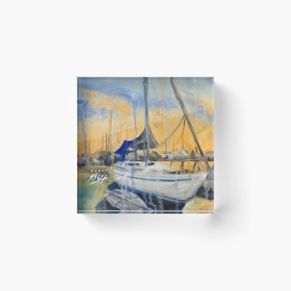 Item preview, Sailboat at Sunset Painting by Scott Kish designed and sold by Scott Kish.