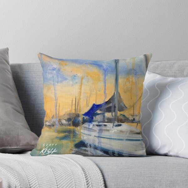 Item preview, Sailboat at Sunset Painting by Scott Kish designed and sold by Scott Kish.