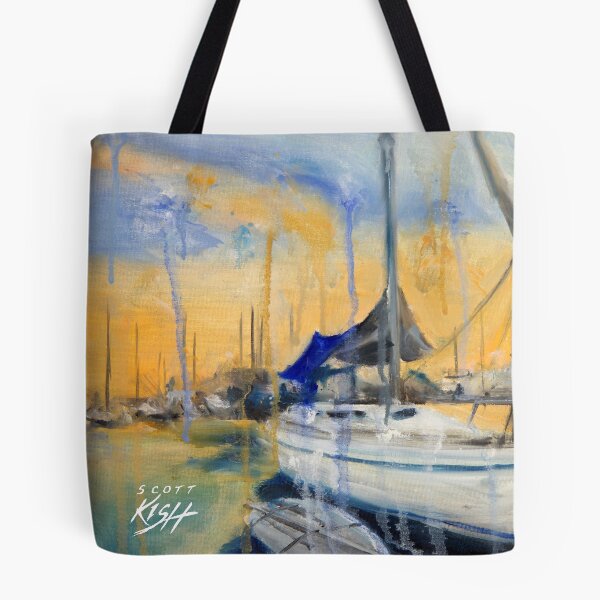 Item preview, Sailboat at Sunset Painting by Scott Kish designed and sold by Scott Kish.