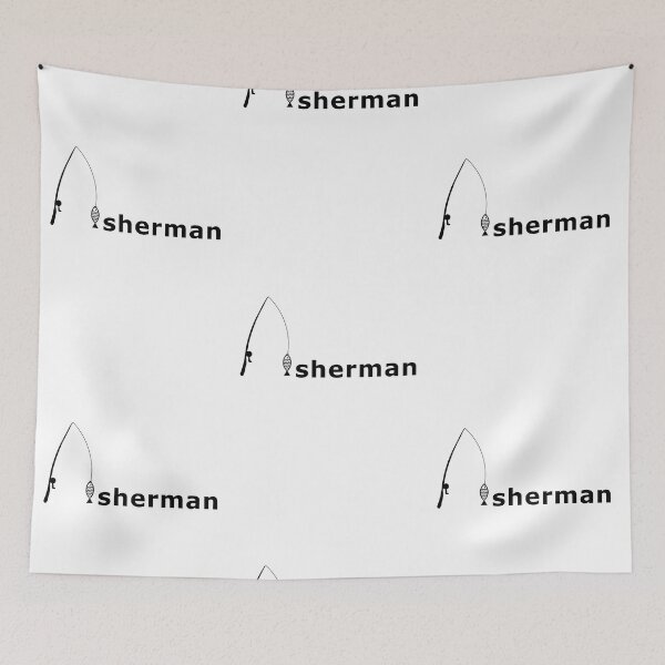 Item preview, Fisherman - Fishing Rod - Black designed and sold by BASTOFE.