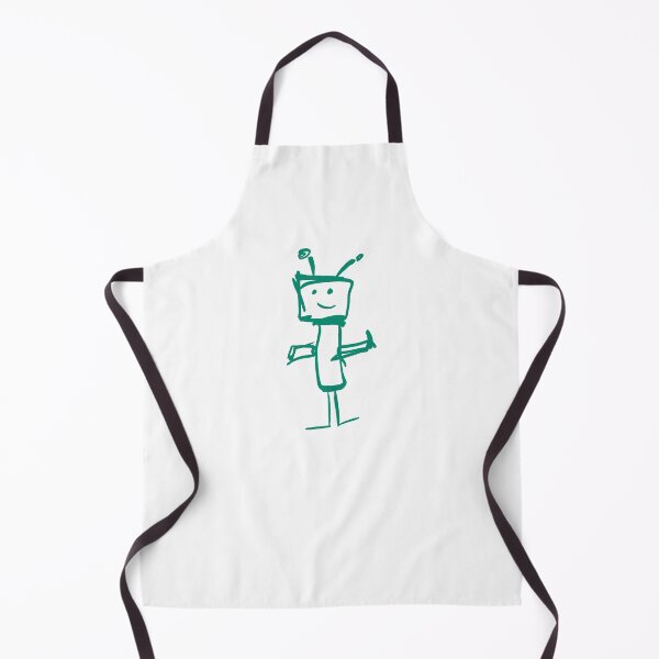 Item preview, Robo Bobo - Green robot - art by a 8 years old autistic artist  designed and sold by PaintedThought.
