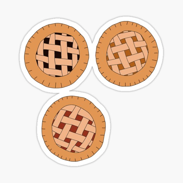 Triple Apple Pie Sticker