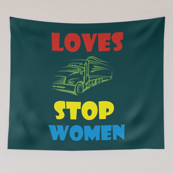 Item preview, loves truck stop women   designed and sold by Bergstron.
