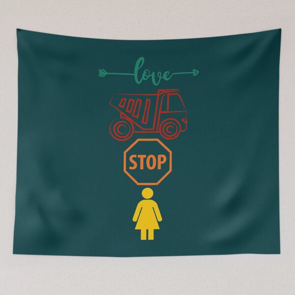 Item preview, Loves Truck Stop Women MINIMALIST GRAPHIC DESIGN   designed and sold by Bergstron.